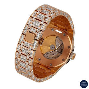 Montre Royal Oak étincelante de 41 mm avec mouvement ETA et bracelet authentique - Product Image 2