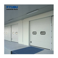 Puerta de Garaje Seccional Industrial Automática con Elevación, Material de Espuma de Poliuretano, Precio de Fábrica en China