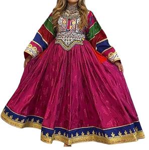 Top Qualité Afghani Femmes Frock Ensembles Impression Personnalisée Mariage Décontracté Traditionnel Afghani Femmes Robe - Product Image 2