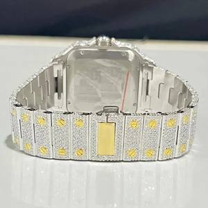 Reloj Mecánico Automático de Lujo para Hombre, Marca de Alta Gama, Estilo Hip-hop, con Diamantes Moissanite VVS, Acero Inoxidable, Silicona, Edición Limitada - Product Image 3