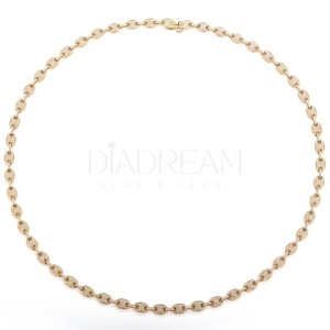 Classique Hip Hop Style Puffed Collier Chaîne Personnalisé 925 Sterling Silver Moissanite Glacé Diamant Personnalisé Bijoux - Product Image 3