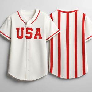 Sublimación personalizada Softball Jersey Venta al por mayor Casual Ropa de béisbol Manga corta Ropa deportiva Camisetas de béisbol - Product Image 3