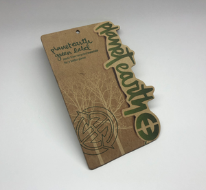 Étiquette volante de luxe personnalisée à la mode Impression offset Étiquette pivotante Recyclage Papier kraft écologique Carte-cadeau de marque UV en relief gaufré - Product Image 3