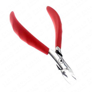 Kit de manucure et pédicure robuste en acier inoxydable avec coupe-cuticules et coupe-ongles à prise souple OEM - Product Image 4
