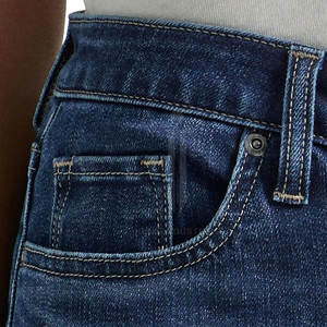 Nouveau design personnalisé de pantalon en jean de style de haute qualité pantalon en jean de couleur unie et confortable pour femmes - Product Image 3