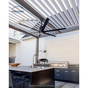 Personalizado Bioclimatik Pérgola impermeable al aire libre retráctil Louvre Motorizzata10 X 12 Pérgola - Product Image 1