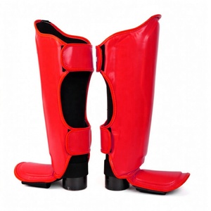 Protège-tibias durables pour Muay Thai, MMA, Boxe et Kickboxing avec fermeture auto-agrippante réglable - Product Image 1
