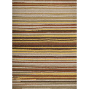 Indusbar Ivory Flat Weaves <b>Wool</b> Handmade Rugs Striped/Abstract Rectangle Hallway for Teen High for Living Bedroom-ADWL-13092 - Product Image 3