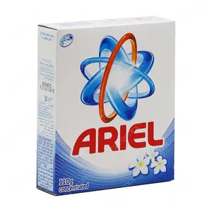 110g concentrated Arial powder detergent in bulk quantity available for sale ariel hand washing powder