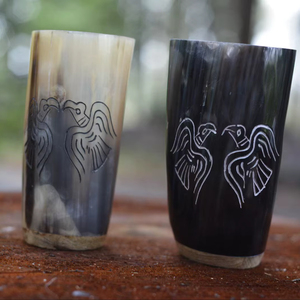 Drinking Horn Glass <b>Cup</b> <b>Viking</b> Eco-Friendly High Quality - Product Image 1