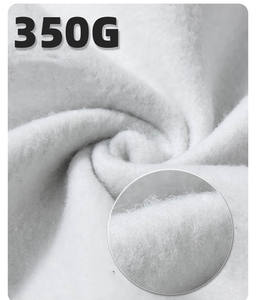 Ensemble de survêtement de jogging en molleton épais de haute qualité, comprenant un sweat à capuche oversize et un pantalon de jogging ample à jambe évasée, couleur unie 2026 - Product Image 2