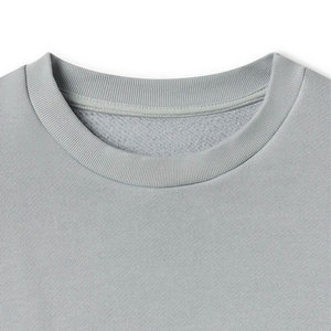 <b>Spring</b> New Arrival High Quality Cotton French Terry Crew Neck Men Sweatshirts Hot <b>Sale</b> Solid Color Sweatshirt for men - Product Image 3