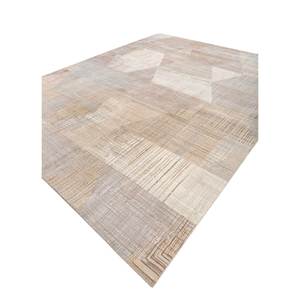 Kavi พรมไหมพรมถักมือลายเรขาคณิตสีดำ & ลายไม้ไผ่สำหรับใช้ในบ้าน-SRB (730) - Product Image 2