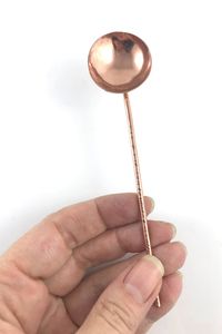 Cuillère décorative en cuivre pur de haute qualité pour cuisines traditionnelles et modernes, écologique, compatible lave-vaisselle, cuillère à thé, directement de l'usine - Product Image 2