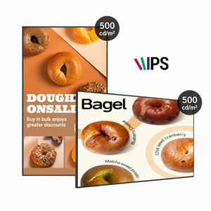 Panneau mural LCD intérieur direct usine, <span class=keywords><strong>menu</strong></span> numérique avec système Android pour restaurant, certifié CE FCC RoHS - Product Image 2