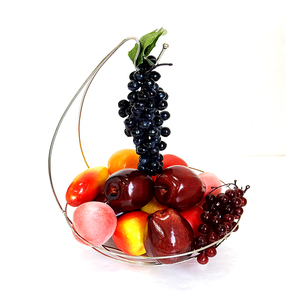 Colgador de alambre de metal cesta de fruta con soporte de plátano cesta de fruta redonda de hierro soporte de plátano cesta cuenco con colgador de árbol de plátano - Product Image 2