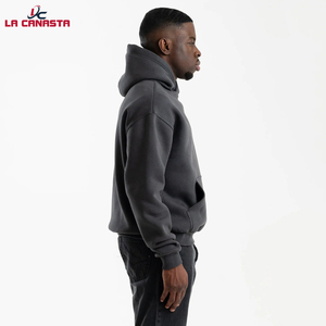 <b>Workout</b> Clothing Pullover French Terry Cotton Fleece Blank Heavyweight Hoodie Custom Printing Embroidery Logo Men <b>Hoodies</b> - Product Image 2