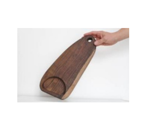 Bandeja moderna con cavidades en forma de bala para presentar especias y hierbas en la cocina o artículos decorativos en la sala de estar - Product Image 1