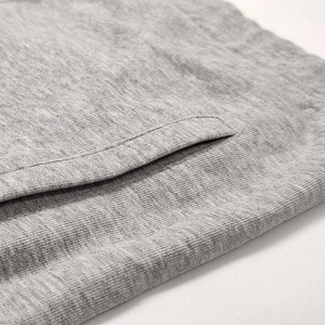 Pantalones cortos de cintura alta para hombre, 100% de algodón, para gimnasio, Fitness, para invierno, con bolsillos, ropa de calle con patrón sólido para culturismo - Product Image 3