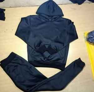 Survêtements à capuche en coton de qualité supérieure, survêtements décontractés imprimés par sublimation, nouveau design élégant, ensemble de 2 pièces respirant - Product Image 2