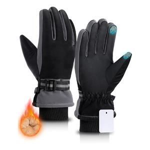 Gants d'hiver isolés et chauds avec logo et étiquettes personnalisés Conception adaptée aux écrans tactiles pour les activités hivernales en plein air - Product Image 1