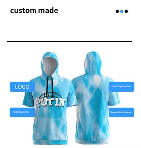 Wholesale Outdoor Sports Vest Customized Quick Dry <b>Sublimation</b> Basketball Sport Sleeveless Polyester Mesh <b>Hoodie</b> - Product Image 6