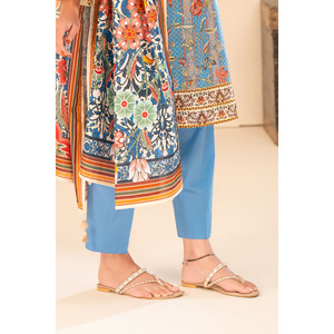 Traje Salwar Kameez de 3 Piezas en Algodón Khaddar Estampado con Dupatta para Festivales, Ropa Étnica, Estilo Pakistaní, Vestido Indio SD-52260 - Product Image 4
