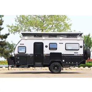 Prix de gros caravane camping-car remorque de voyage en aluminium avec climatisation blanche pour les aventures en plein air - Product Image 6