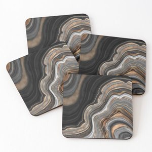 Fabricant exportateur sous-verre à thé personnalisé nouvellement arrivé vaisselle imprimée en bois Star Crafts India Design Mats & Pads - Product Image 2