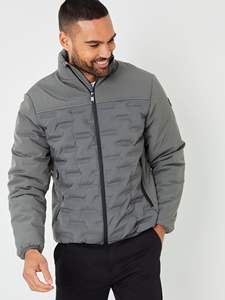 OEM Custom <b>Men</b> High Quality Custom Colors Full Sleeves Hooded Puffer Bubble <b>Jacket</b> Breathable and Comfortable Vest Grey Coour - Product Image 6