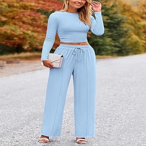 Ensemble haut et bas décontracté pour femmes, léger, à séchage rapide, coupe classique - Product Image 4
