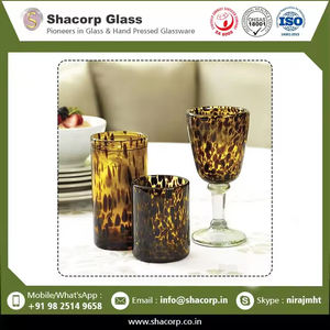 Pots en verre d'excellente qualité d'approvisionnement direct d'usine avec le pot imprimé de bougies - Product Image 2