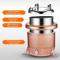 Chauffe-plat électrique professionnel en acier inoxydable 13L pour soupes et plats chauds – Idéal pour hôtels et restaurants