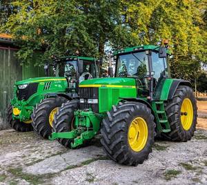 Tracteur à roues John Deere 6420 d'occasion avec moteur Perkins, chargeur rapide 110hp pour exploitations agricoles - Product Image 4