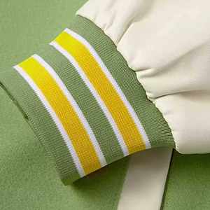 Chaqueta de béisbol universitaria con bordado negro de estilo callejero de diseño Popular para hombre, chaqueta de béisbol universitaria Letterman para hombre - Product Image 5