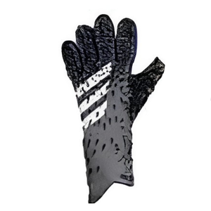 BLACK RACING GEAR ถุงมือผู้รักษาประตูฟุตบอล ลาเท็กซ์ ระบายอากาศได้ดี แบบสวมใส่ได้ทั้งชายและหญิง ทนทานสำหรับการฝึกซ้อมและการแข่งขัน - Product Image 2