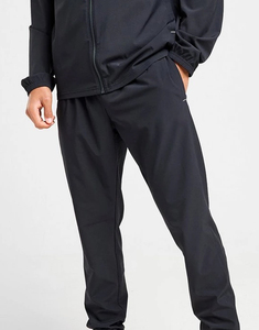 New Fashion Casual Black Tracksuit Custom Lightweight Sports Suit Mens Zipper Windbreaker Set - Product Image 3