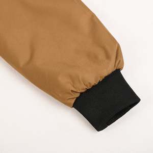 Blouson aviateur simple confortable pour hommes avec logo personnalisé coupe standard vente en gros avec tendance de la mode décontracté respirant - Product Image 5