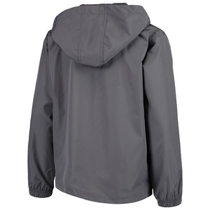 Chaqueta cortavientos impermeable informal de talla grande para hombre, senderismo Formal, poliéster ligero, talla XS, teñido liso - Product Image 4