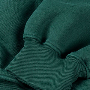 High Quality Polyester/Cotton Black Pullover Hoodie Men Custom Print Solid Pattern Winter <b>Thermal</b> <b>Fleece</b> Plain Dyed 340g - Product Image 3