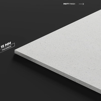 Weiße Farbe Premium Quality Sparkle Porzellan platte Großformat 80x240cm für Innenwand Küchen arbeits platte Matt Finish