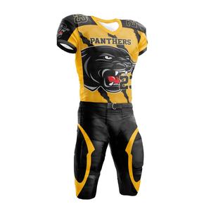 Nouvelle conception, uniforme de football américain personnalisé, logo d'équipe, numéro, imprimé, respirant, anti-UV, 100% polyester - Product Image 3