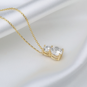 Collier pendentif à breloque élégant en pierre de zircon brillant fabriqué à la main bijoux en argent sterling 925 - Product Image 4