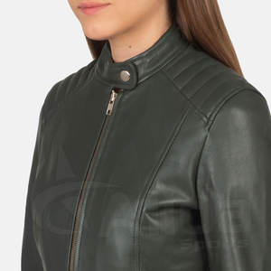 Nuevo diseño, chaqueta de cuero para mujer, chaqueta de cuero de Color sólido para mujer, ropa de calle, chaqueta de cuero para mujer - Product Image 5