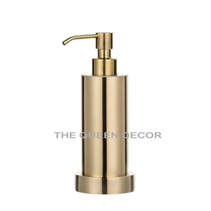 Distributeur de savon en acier inoxydable martelé à la main fini brillant pour décoration de salle de bain de bureau d'hôtel pour ensembles de salle de bain élégants - Product Image 6