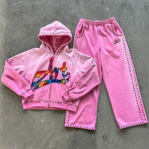 Survêtements de course légers, respirants et confortables, streetwear unisexe, imprimés sur mesure, 100% coton, qualité supérieure en gros - Product Image 3