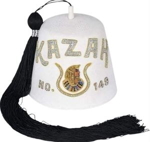 High Quality European <b>and</b> American Style Trendy Knitted Vintage Shriner Fez With Case <b>Hats</b> - Product Image 6