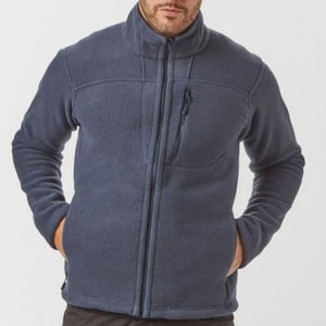 Veste polaire décontractée anti-boulochage pour homme avec fermeture éclair sur le devant, idéale pour le camping et la randonnée, livraison incluse - Product Image 6