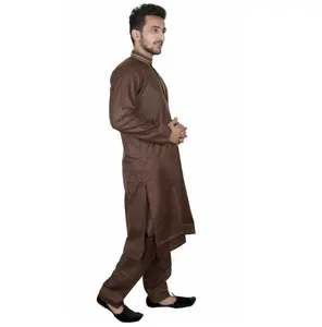 Мужские пижамы KURTA, коллекция, мужские шальвар камиз с вышитым дизайном, высокое качество