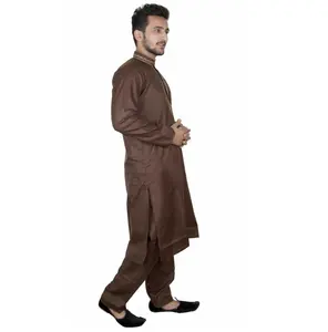 Colección de diseños de Salwar Kameez para hombre, Shalwar Kameez con diseño bordado, conjuntos de trajes estilo Punjabi de alta calidad - Product Image 1
